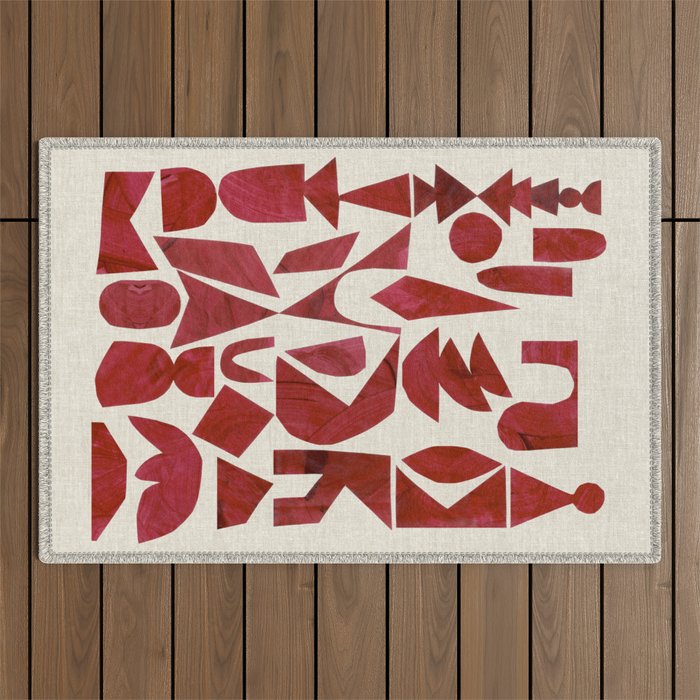 Crimson Ascend Outdoor Rug Gallery Image 1