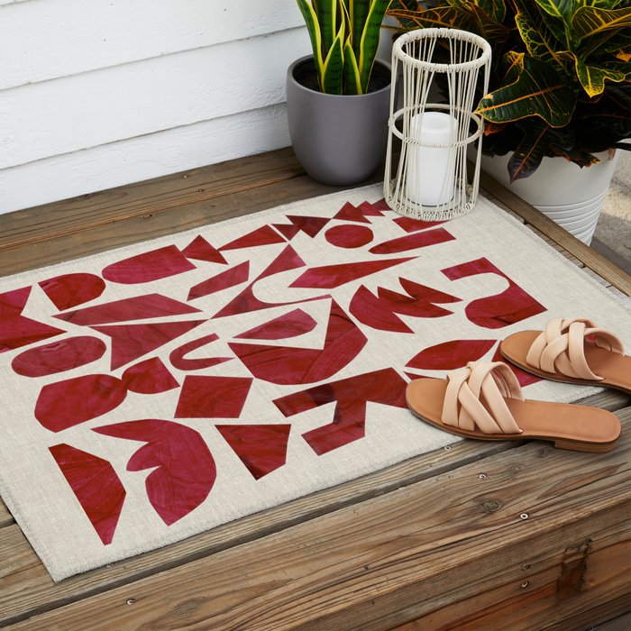 Crimson Ascend Outdoor Rug Gallery Image 2