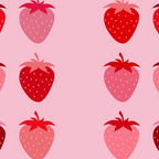 Abstract Retro Fruit Print Pink And Red Aesthetic Modern Preppy Strawberries Coffee Mug Gallery Image 2