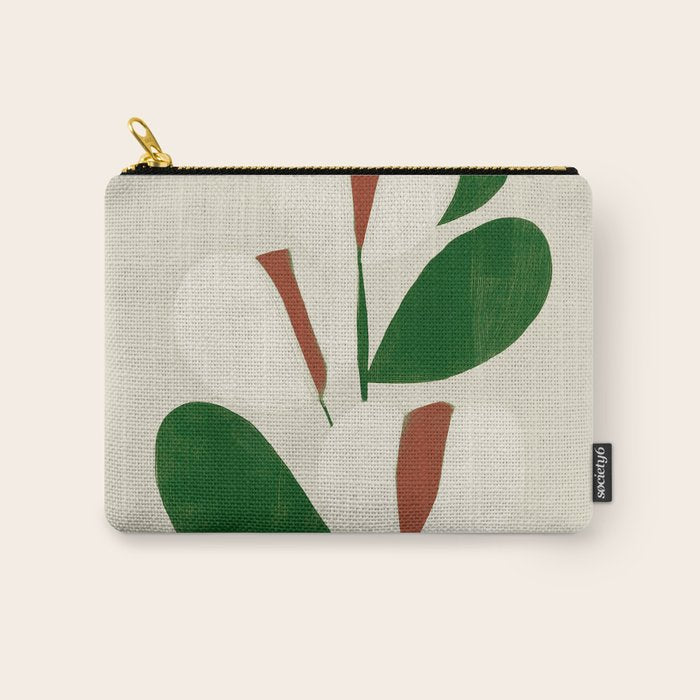 Winter Petals Carry All Pouch Gallery Image 1