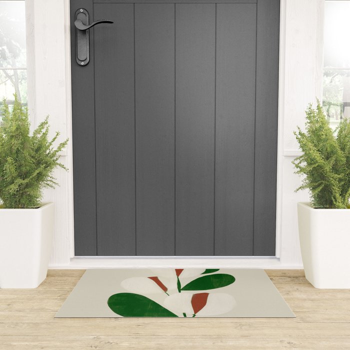 Winter Petals Welcome Mat Gallery Image 3
