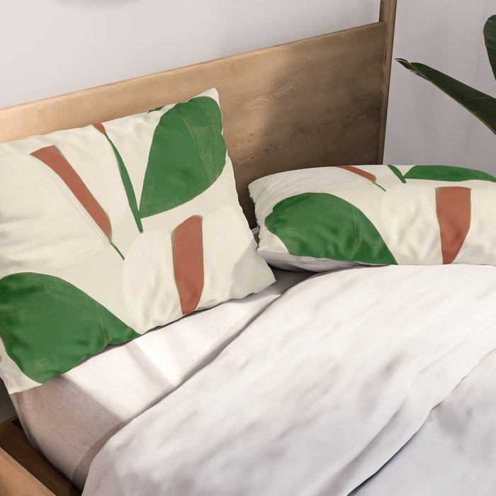 Winter Petals Pillow Sham Gallery Image 2