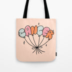 Cancer Zodiac Balloons Tote Bag Gallery Image 1
