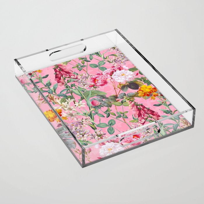 Chintzy Florals IV Acrylic Tray Gallery Image 1