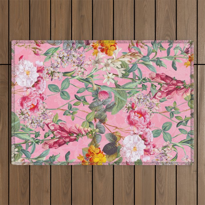 Chintzy Florals IV Outdoor Rug Gallery Image 1