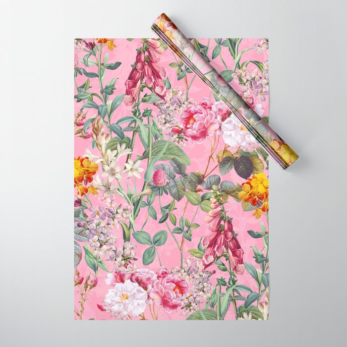 Chintzy Florals IV Wrapping Paper Gallery Image 1