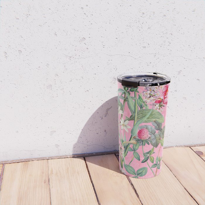 Chintzy Florals IV Travel Mug Gallery Image 4
