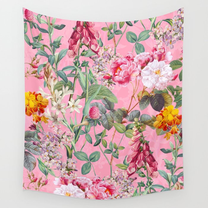 Chintzy Florals IV Wall Tapestry Gallery Image 4