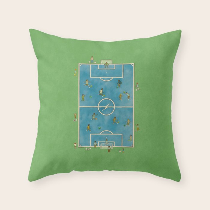 Soccer Club Throw Pillow Gallery Image 1