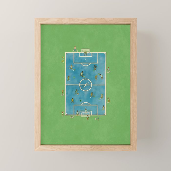Soccer Club Mini Art Print Gallery Image 1