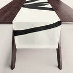 Black Twist 1 - Modern Art Print Table Runner Gallery Image 1