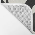 Black Twist 1 - Modern Art Print Bath Mat Gallery Image 2