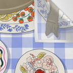 Seafood Feast Tablescape Wall Tapestry Gallery Image 3