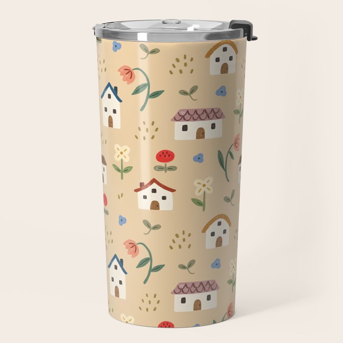 Flower Neighbors Travel Mug Gallery Image 2