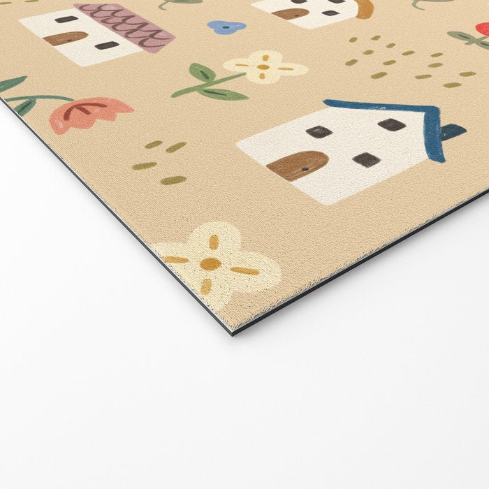 Flower Neighbors Welcome Mat Gallery Image 2