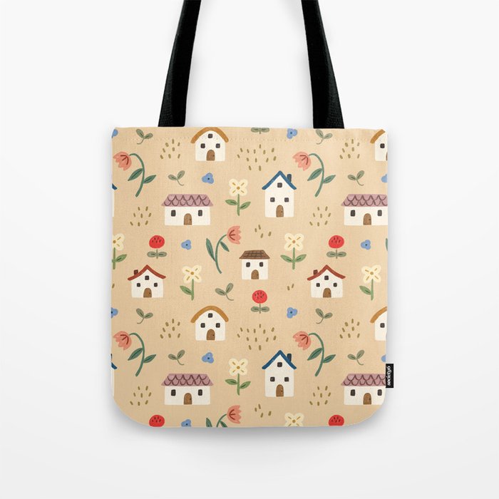 Flower Neighbors Tote Bag Gallery Image 1