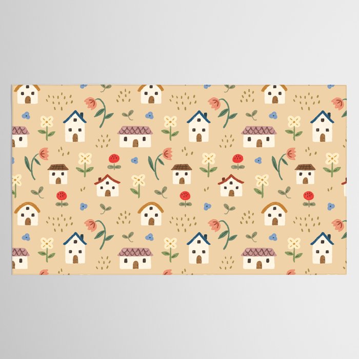 Flower Neighbors Tablecloth Gallery Image 2