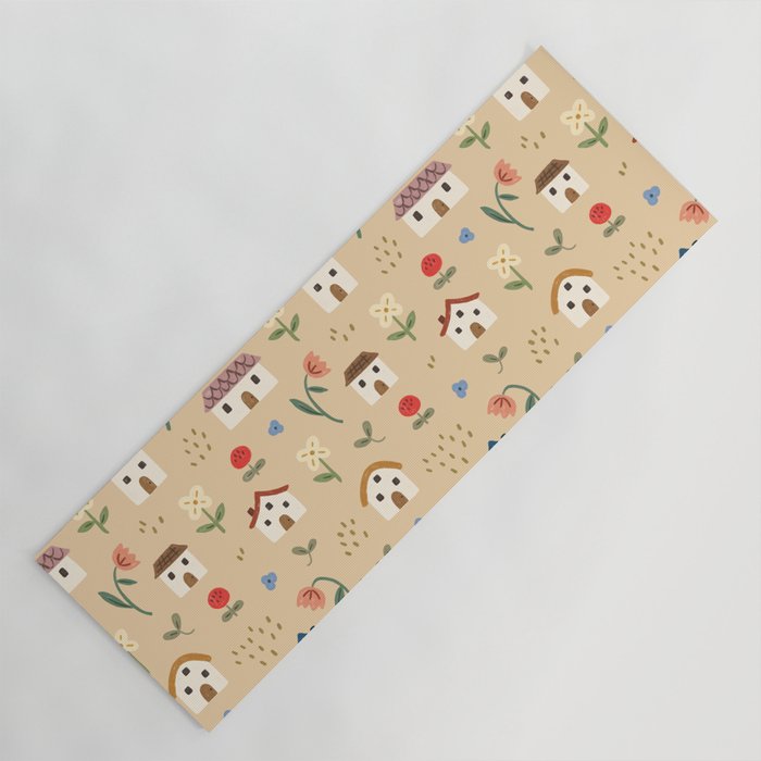 Flower Neighbors Yoga Mat