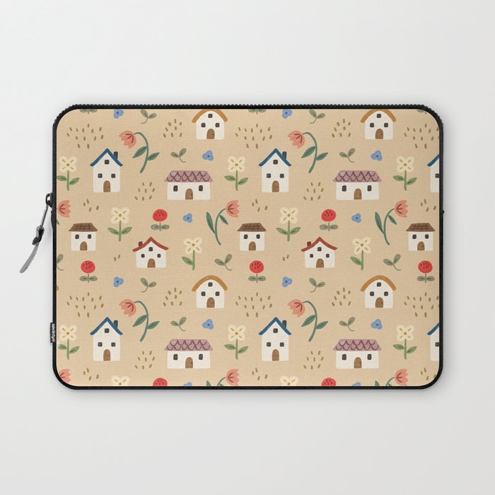 Flower Neighbors Laptop Sleeve Gallery Image 1