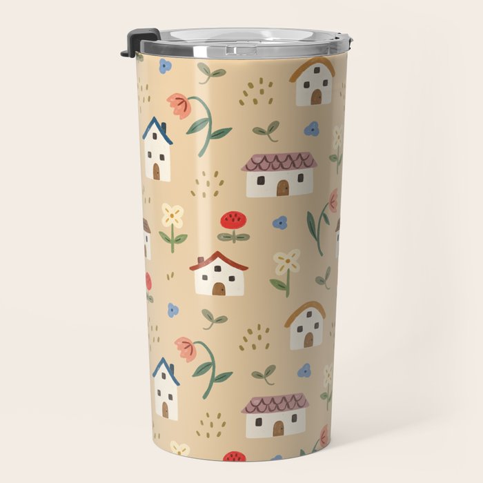 Flower Neighbors Travel Mug Gallery Image 3