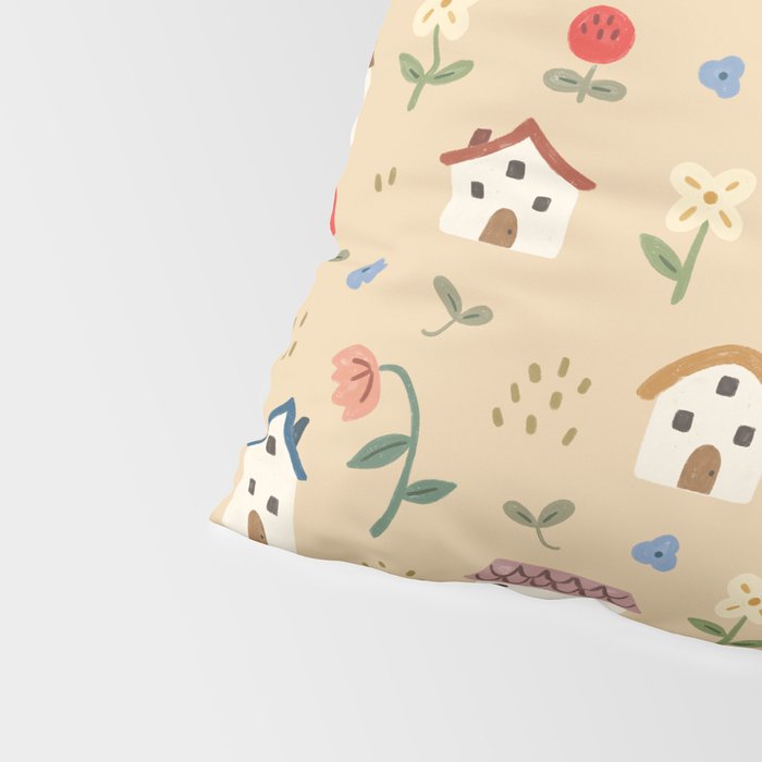 Flower Neighbors Pillow Sham Gallery Image 4