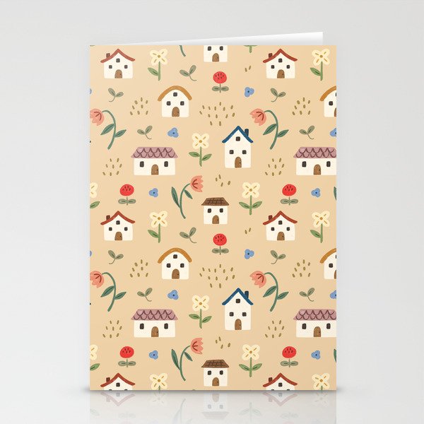 Flower Neighbors Stationery Card Gallery Image 2
