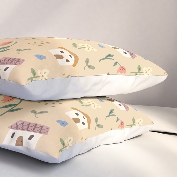 Flower Neighbors Pillow Sham Gallery Image 3