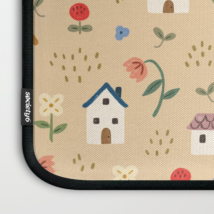 Flower Neighbors Laptop Sleeve Gallery Image 3