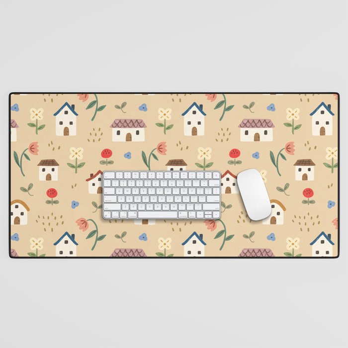 Flower Neighbors Desk Mat Gallery Image 1
