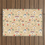 Flower Neighbors Outdoor Rug Gallery Image 1