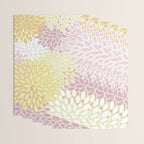 Floral Prints, Soft, Yellow and Pink, Design Prints Wrapping Paper Gallery Image 3