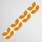 Danish Pattern Orange Mid Century Modern Table Runner Gallery Image 3