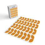 Danish Pattern Orange Mid Century Modern Jigsaw Puzzle Gallery Image 2