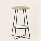 William Morris style lily of the valley light Stool Gallery Image 1