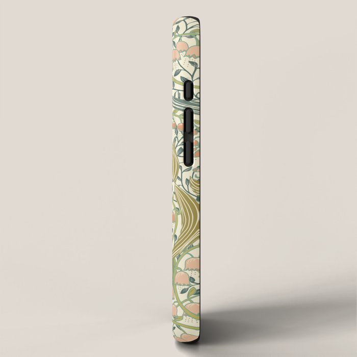 William Morris style lily of the valley light iPhone Case Gallery Image 2