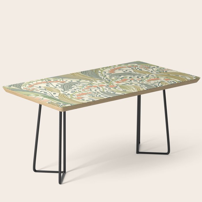 William Morris style lily of the valley light Coffee Table Gallery Image 1