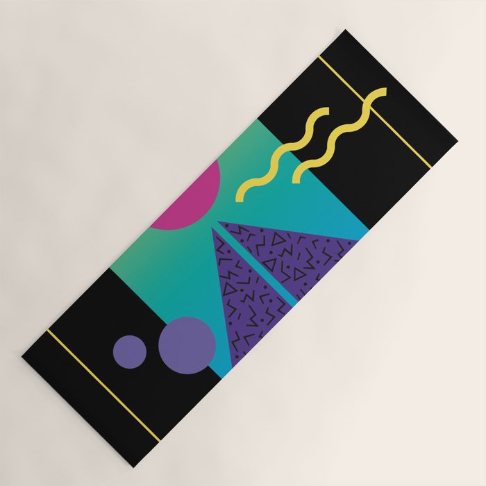 Memphis Pattern 37 / 80s - 90s Retro Yoga Mat Gallery Image 1