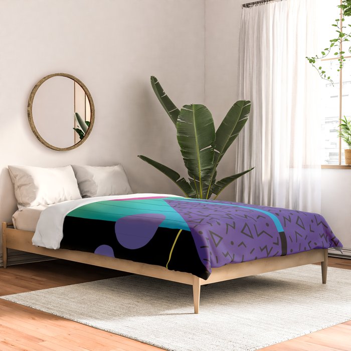 Memphis Pattern 37 / 80s - 90s Retro Comforter Gallery Image 2