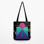 Memphis Pattern 37 / 80s - 90s Retro Tote Bag Gallery Image 2