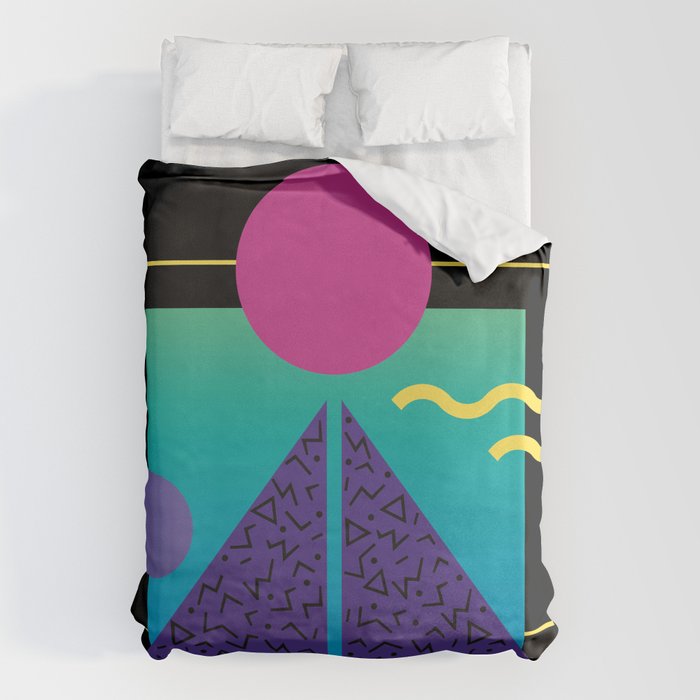 Memphis Pattern 37 / 80s - 90s Retro Duvet Cover Gallery Image 1