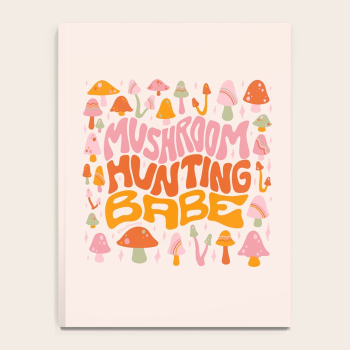 Mushroom Hunting Babe Notebook Gallery Image 4