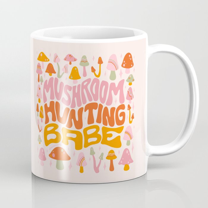 Mushroom Hunting Babe Coffee Mug Gallery Image 1