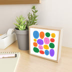 Funny colorful diverse people face cartoon Mini Art Print Gallery Image 2