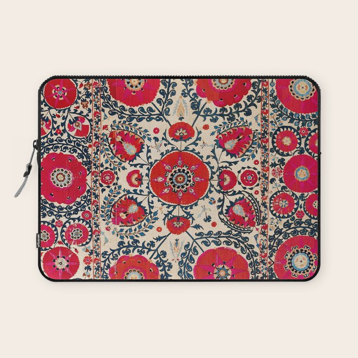 Shakhrisyabz Bokhara Uzbekistan Silk Embroidery Print Laptop Sleeve Gallery Image 1