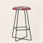 Shakhrisyabz Bokhara Uzbekistan Silk Embroidery Print Stool Gallery Image 1