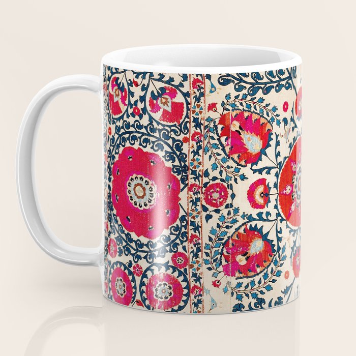 Shakhrisyabz Bokhara Uzbekistan Silk Embroidery Print Coffee Mug Gallery Image 3