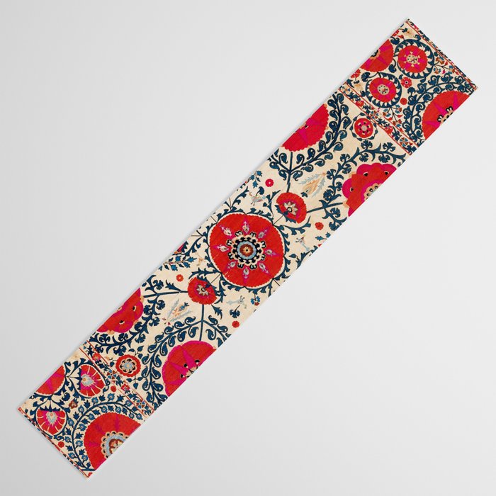 Shakhrisyabz Bokhara Uzbekistan Silk Embroidery Print Table Runner Gallery Image 3