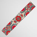 Shakhrisyabz Bokhara Uzbekistan Silk Embroidery Print Table Runner Gallery Image 3
