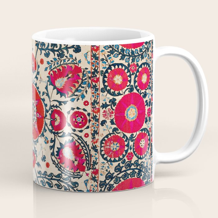 Shakhrisyabz Bokhara Uzbekistan Silk Embroidery Print Coffee Mug Gallery Image 1