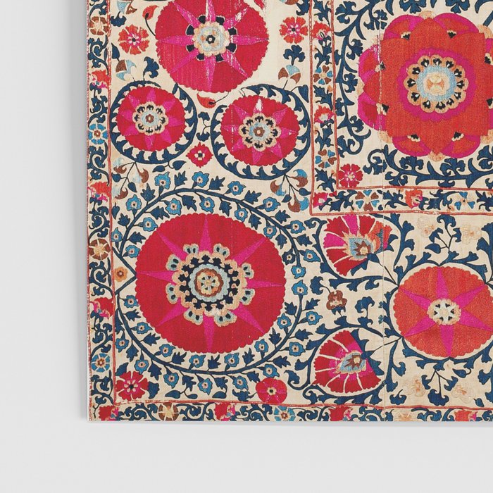 Shakhrisyabz Bokhara Uzbekistan Silk Embroidery Print Poster Gallery Image 3